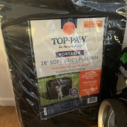Top Paw Portable Dog Play Pen 28”