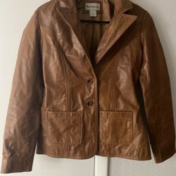 Real Leather Jacket Womens Size Small