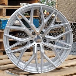 20X9 TRAKLITE FLOW TECHNIK 107 MACHINED SILVER Wheels