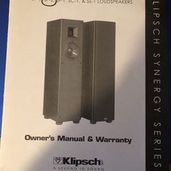 Klipsch Speakers SF 2