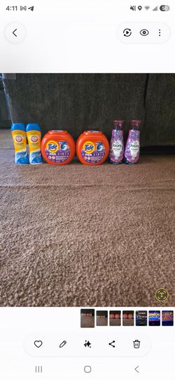 Tide Pods, Downy & Arm & Hammer Laundry Bundle