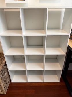 White IKEA shelf