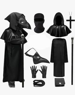 Kids Plague Doctor Halloween Costume Complete outfit