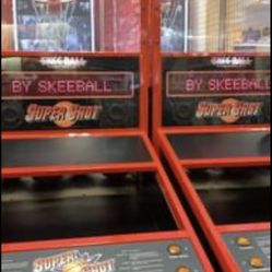 Super Shot Basketball Arcade Machines (Two)