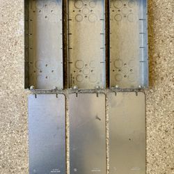  3 New multi-gang electrical outlet box