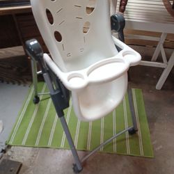 Decent High Chair With Wheels Locks