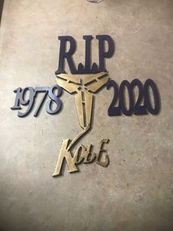 Kobe Memorial Sign