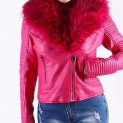 Women’s Faux Leather Jacket