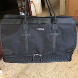 ETRONIK Bag For Women, Sports Travel Duffel Bag With USB Charging Port, Weekender Overnight Bag