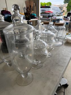 Clear Glass Jars with Lids – Sets