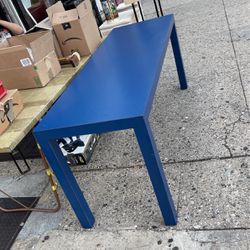 Blue Formica Table