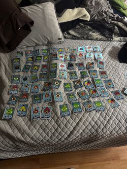 Angry Birds Trading Card  silver foil lot Collection Lot