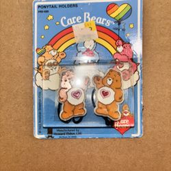 Vintage Care Bears Tenderheart Bear Ponytail Holder