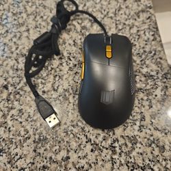 Unbreakable Tm Gaming Mouse Greyish And Gold