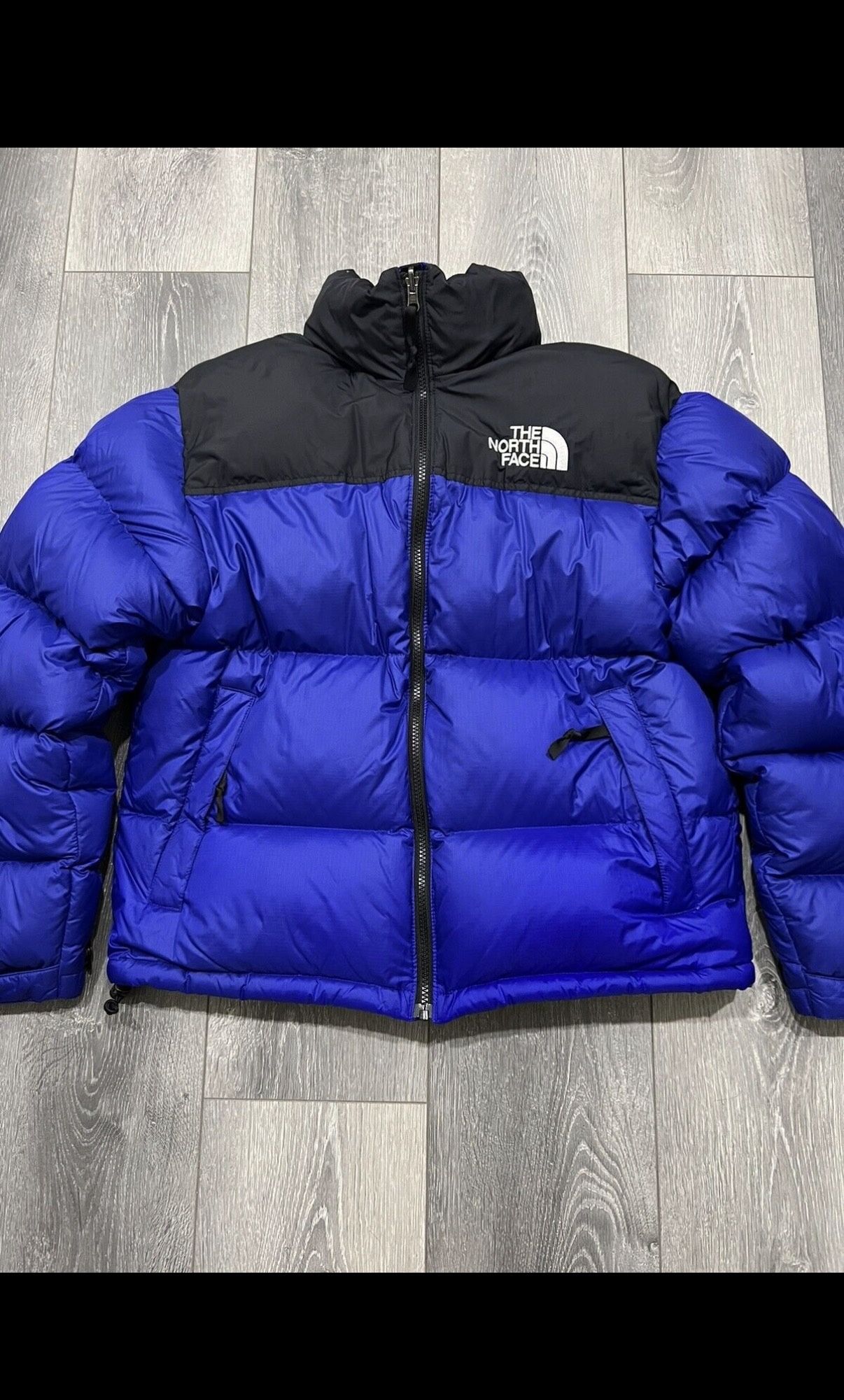 Blue North Face Puffer