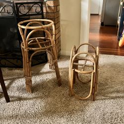 Rattan Plant Stands