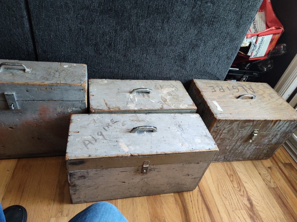 Wooden Tool Boxes