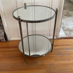 Mirrored Night Stand/lamp Table