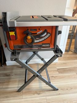 12 inch rigid, portable table saw with stand