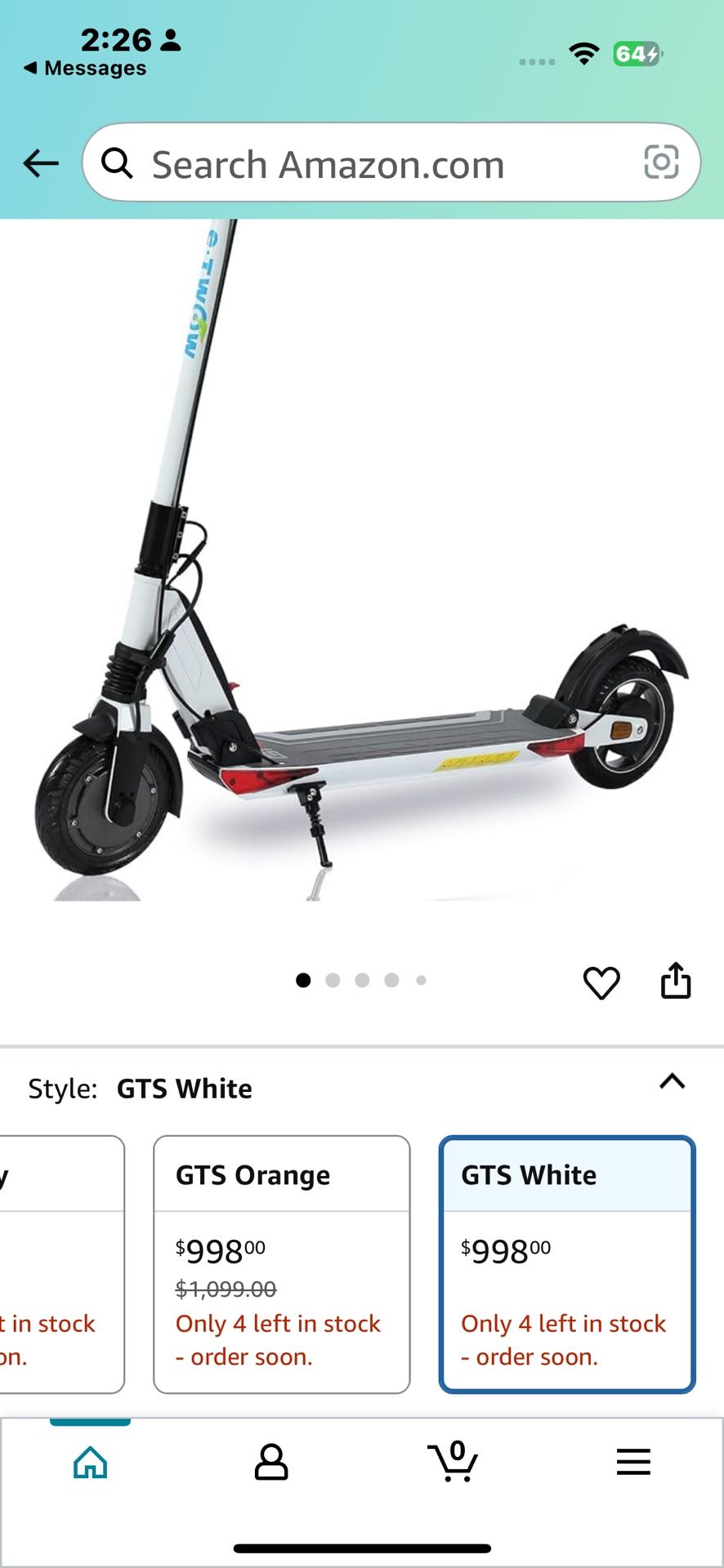 Electric Scooter In Perfect Condition