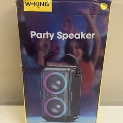W-KING T-92 Party Loud Portable Bluetooth Speaker Wireless Boom Box Subwoofer