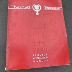 Manuel Cadillac Factory Service 