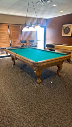 9 foot Pool Table  $250
