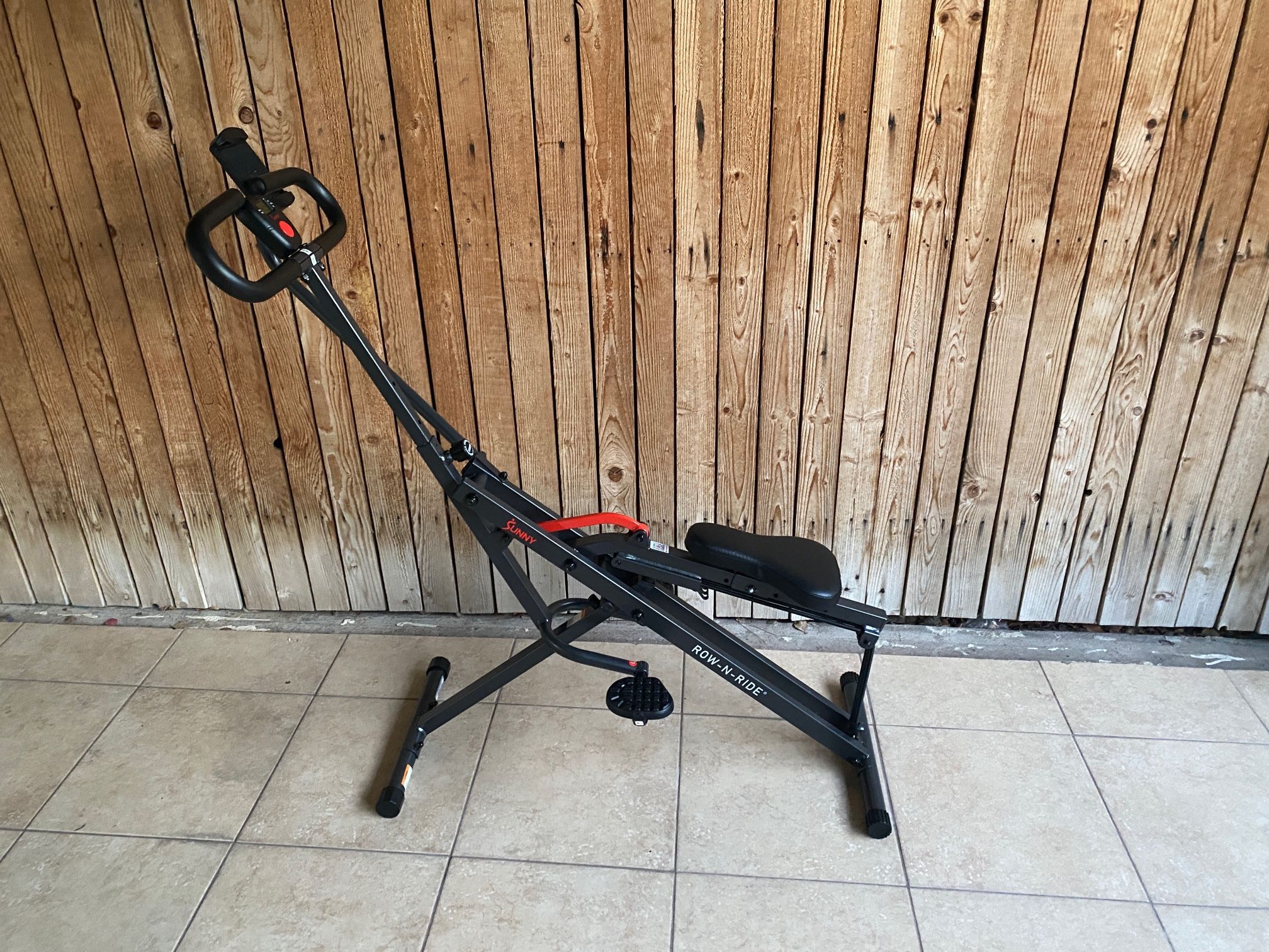 Sunny Health Row & Ride Machine – Full Body Workout