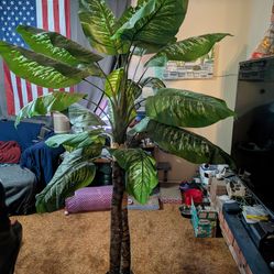 Large fake house plant