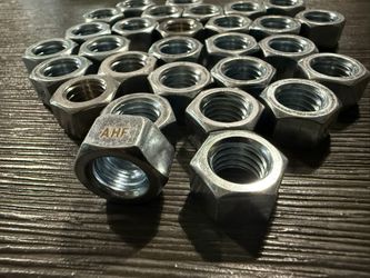 1/2-Inch Hex Nuts (Set of 28) – Metal Threaded Nuts