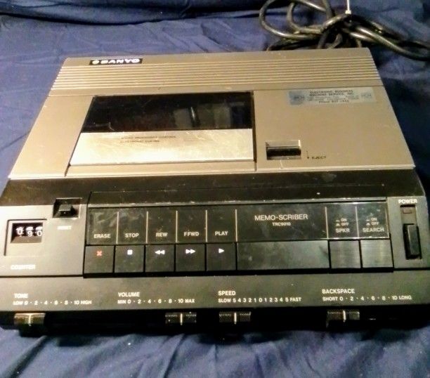 Sanyo 9010 Tape Player And Recorder All WORKS