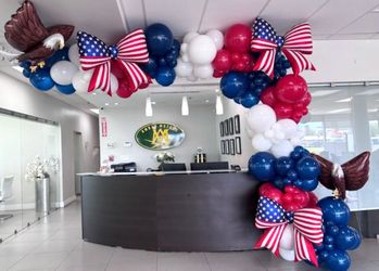 4 of July balloons decor