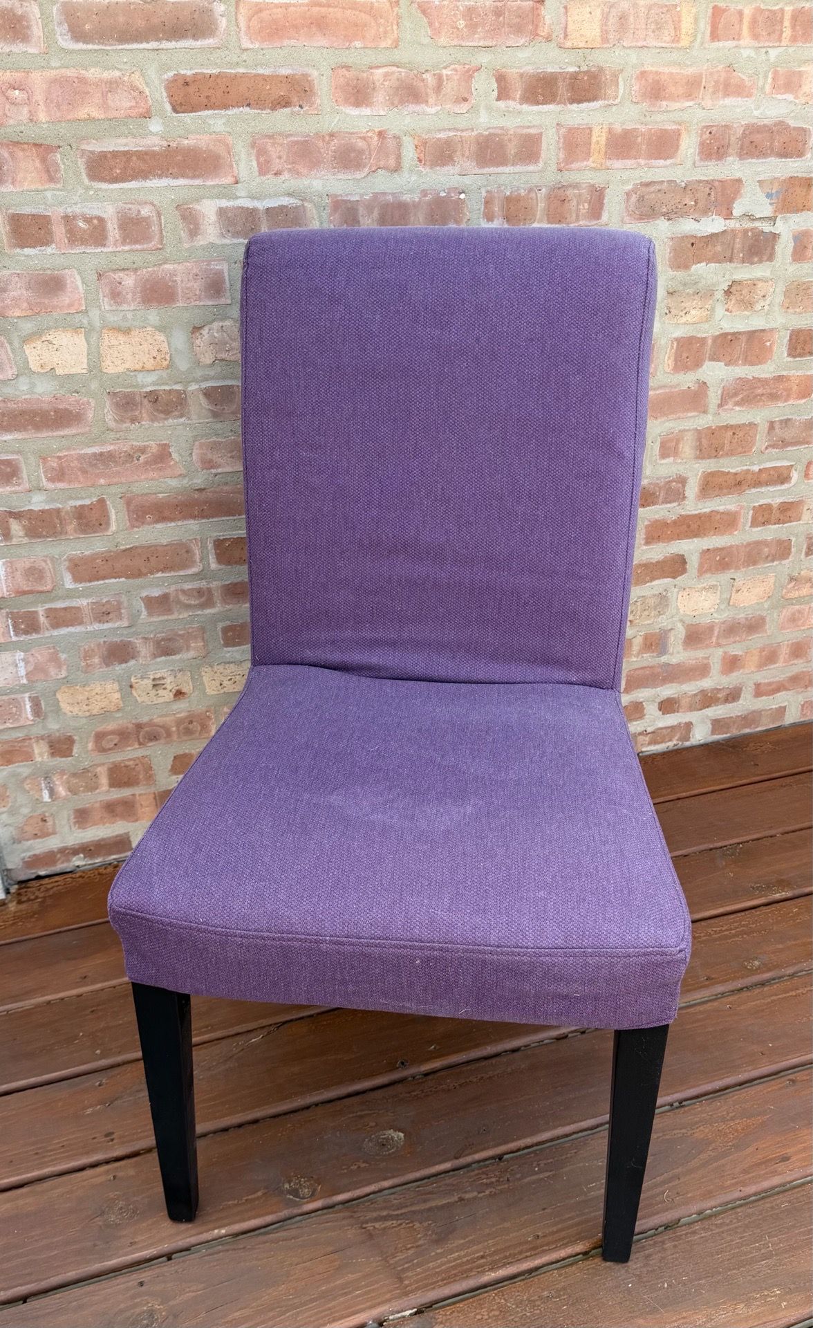 Set of 6 IKEA HENRIKSDAL CHAIRS with covers READ!