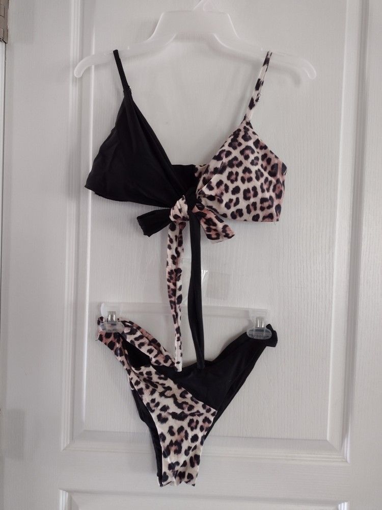 2pc Cheetah Bikini Set