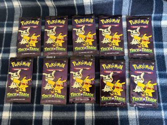 👻Pokemon Trick or Trade BOOster Pack Lot (10 Packs Total)