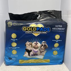 40 Gold Pads Puppy Training Pads
