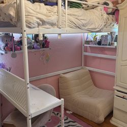 Kids Bunk Bed With Desk