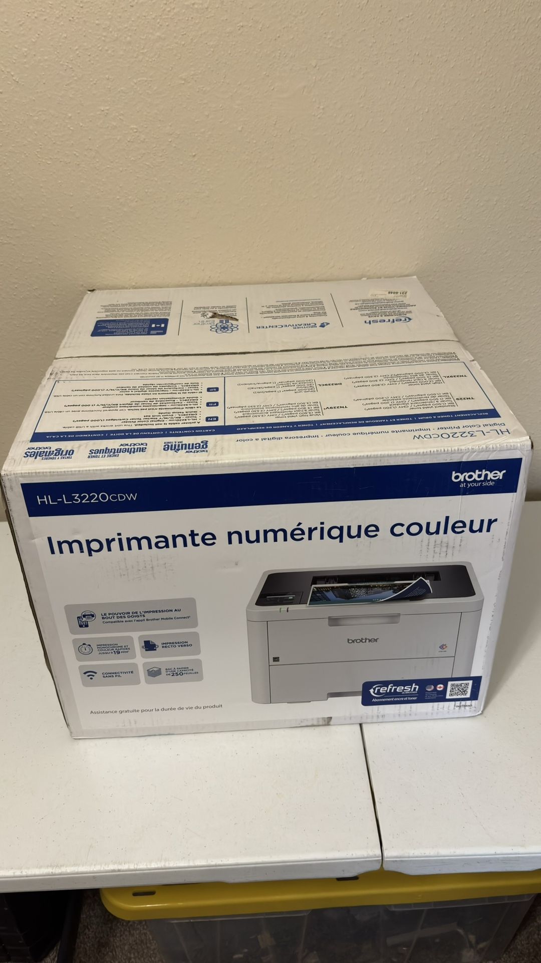 ⚡ Brother HL-L3220CDW Wireless Color Laser Printer – Fast, Duplex, Wi-Fi, Low Usage! ⚡