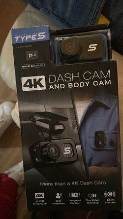 Dash Cam And Body Cam  4K 32GB