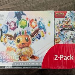 Pokémon Prismatic Evolutions Elite Trainer Booster Bundle Box