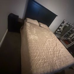 Bed frame and mattress