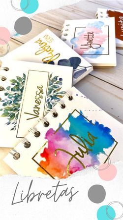 PARTY FAVOR Libretas Personalizadas/Personalized Little notebook