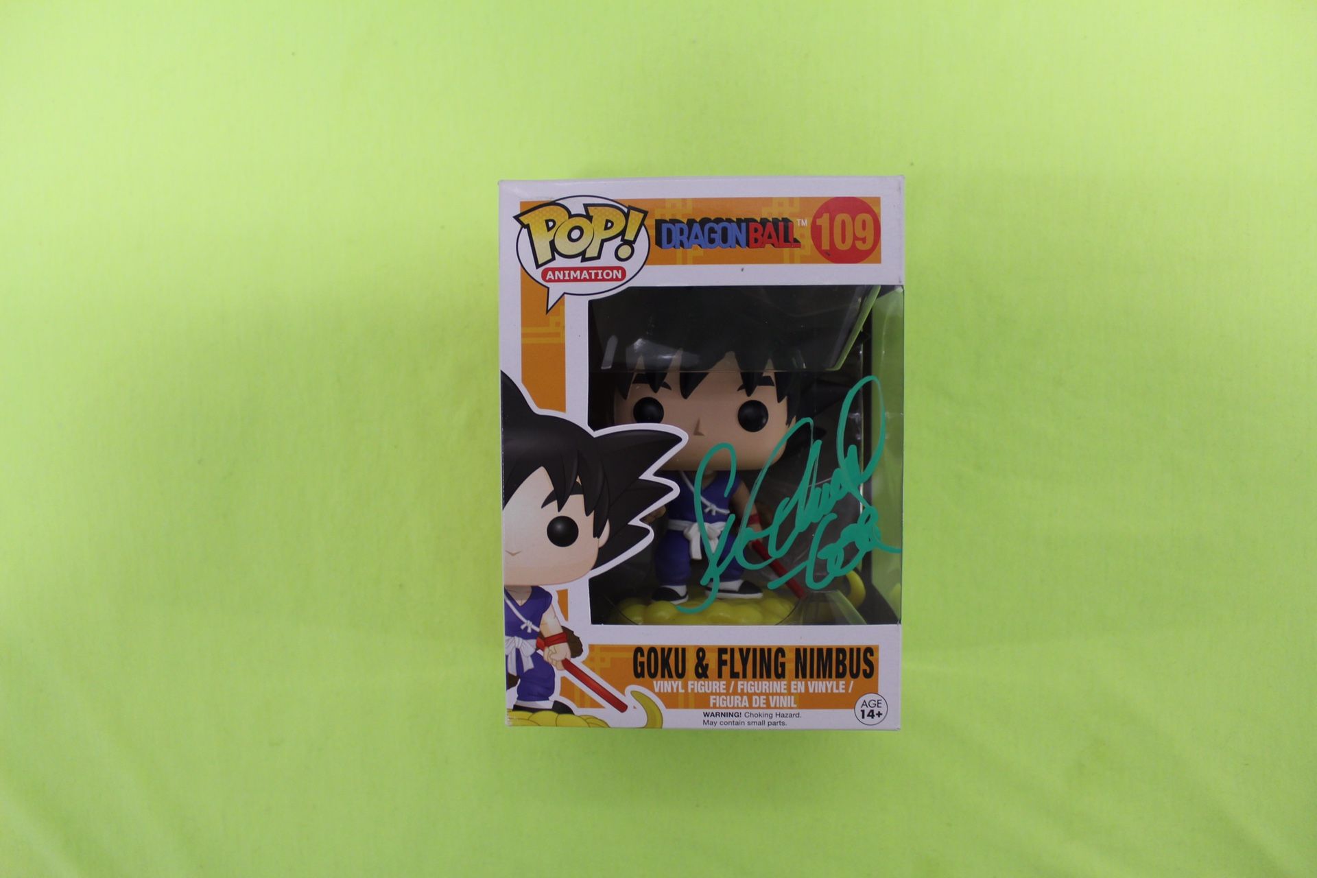 Sean Schemmel Signed Autograph Autographed Goku Funko Pop DragonBall Z 109