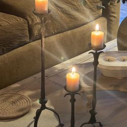 Antique Candle Holders