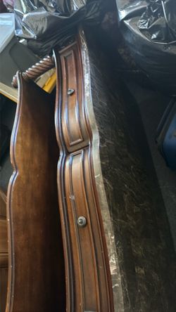Long marble table