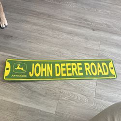 John Deere Road Sign