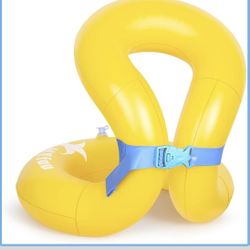 Kids Inflatable Swim Vest with Arm Floats Adjustable Buckle