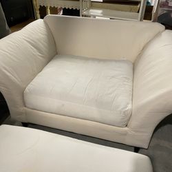 Extremely comfortable lounge chair with ottoman 