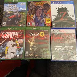Ps5,ps4 & Xbox One Games New