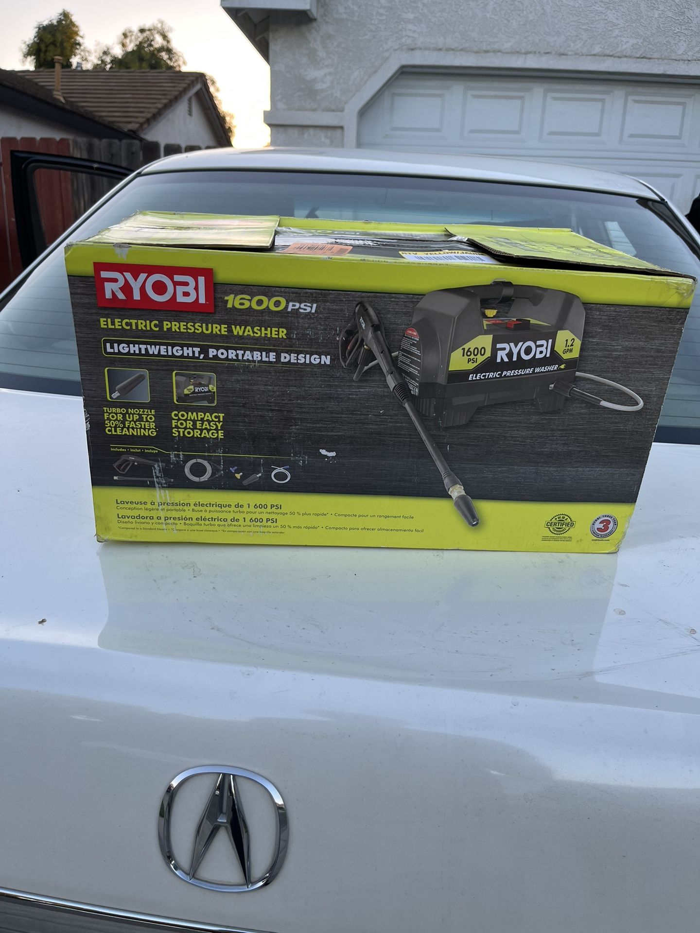 Ryobi Pressure Washer 1600 PSI